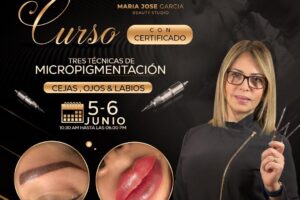 CURSO MICROPIGMENTACIÓN CEJAS, OJOS Y LABIOS BY MARIA JOSE GARCIA