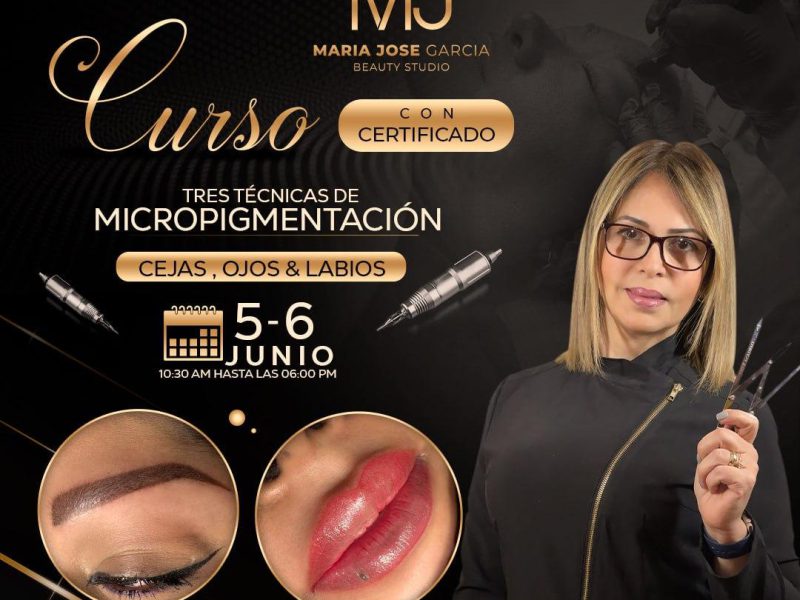 CURSO MICROPIGMENTACIÓN CEJAS, OJOS Y LABIOS BY MARIA JOSE GARCIA