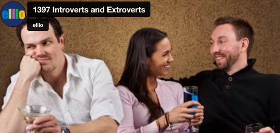 Introverts and Extroverts